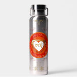 Bouteille D'eau 17e anniversaire du Mariage carnélien<br><div class="desc">Ne sera-t-elle pas ravie ; vous avez marqué leur anniversaire avec mon design unique et romantique avec un clin d'oeil au don traditionnel des couleurs de pierres gemmes carnéliennes !</div>