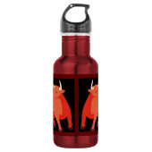 Bouteille d'eau (18 oz) - Bouteille d'eau en acier (Devant)