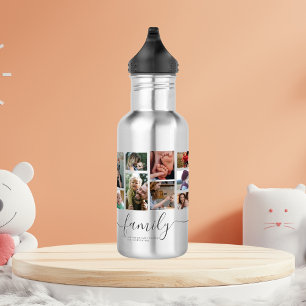 Bouteille D'eau 18 Photo Collage Cute Family Love Memory