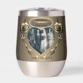 Bouteille d'eau 19ème/8ème Mariage de bronze Anniv (Avant)