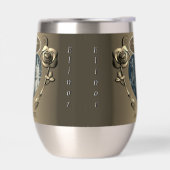 Bouteille d'eau 19ème/8ème Mariage de bronze Anniv (Gauche)