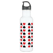 Bouteille D'eau 24 oz Cartes de Jeu 4 As (Dos)