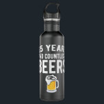 Bouteille D'eau 25th Wedding Anniversary Funny Husband Love Gift<br><div class="desc">25th Wedding Anniversary Funny Husband Love Gift</div>