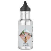 Bouteille D'eau 2 Photos11e anniversaire Mariage Rose en acier (Gauche)