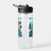 Bouteille D'eau 30 janvier - Dessinez une journée de dinosaures (Droite)