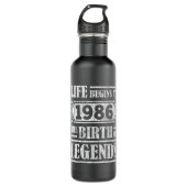 Bouteille D'eau 39 Ans 1986 Naissance De La Légende 39E Anniversai (Devant)