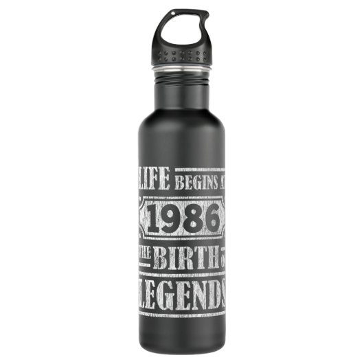 Bouteille D'eau 39 Ans 1986 Naissance De La Légende 39E Anniversai (Devant)