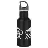 Bouteille D'eau 3 Singes Sages Emoji (Dos)