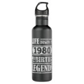 Bouteille D'eau 45 Ans 1980 Naissance De La Légende 45E Anniversai (Devant)