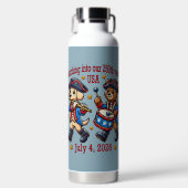 Bouteille D'eau 4 juillet USA 250e anniversaire Semiquincentenaire (Avant)