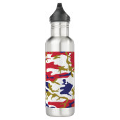 Bouteille D'eau 4th of July, Independence day, Camouflage Gold (Droite)