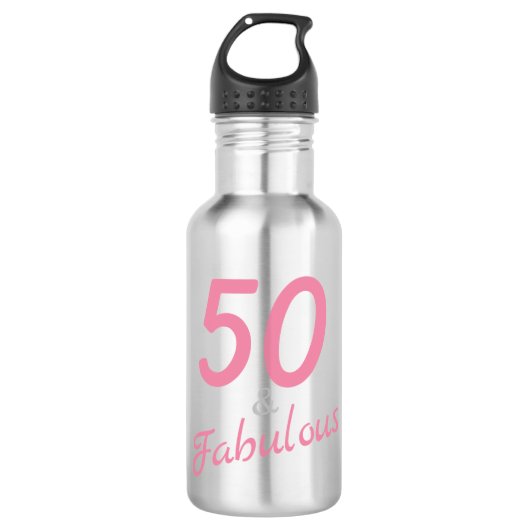 Bouteille D'eau 50 et Fabuleux anniversaire (Devant)