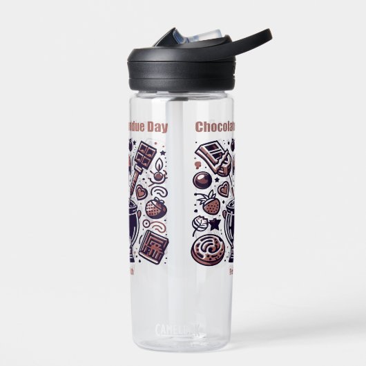 Bouteille D'eau 5 févr. - Jour de la Fondue de chocolat (Gauche)