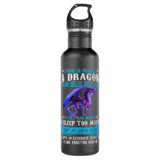 Bouteille D'eau 5 Signes Je suis probablement un Dragon Dragon Lov