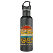 Bouteille D'eau 63 Ans 1962 Retro Awesome 63e anniversaire Cadeau (Devant)