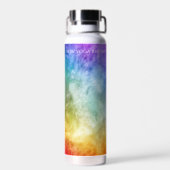Bouteille D'eau 7 Chakra mantra arc en ciel fumée (Arrière)