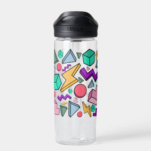 Bouteille D'eau 80s esthétique Vintage rétro (Arrière)