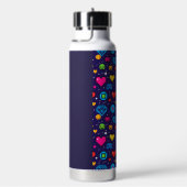 Bouteille D'eau 8-Bit Pixel Gaming Insulated Water Bottle (Évier)