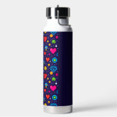 Bouteille D'eau 8-Bit Pixel Gaming Insulated Water Bottle (Gym)