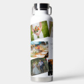 Bouteille D'eau 8 Mariage photo Modèle Personnaliser le texte chau (Avant)