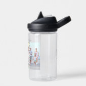 Bouteille D'eau 9 Collage photo 3 Citations Monogramme initial (Gauche)