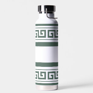 Bouteille d'eau à clé verte grecque