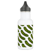 Bouteille d'eau à collet vert (Gauche)