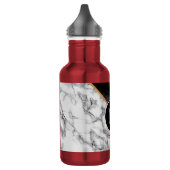 Bouteille d'eau à design de marbre avec lettre per (Gauche)
