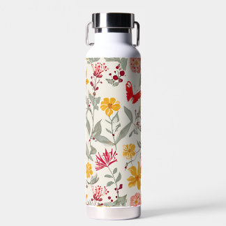 Bouteille d'eau à fleurs (22 oz)