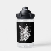 Bouteille d'eau à fleurs blanches (Salle de sport)