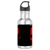 Bouteille d'eau à la tête rouge (Devant)