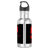 Bouteille d'eau à la tête rouge (Dos)