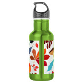 Bouteille d'eau à motif d'automne (Dos)
