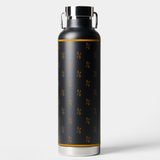 Bouteille d'eau à motif de logo Shine
