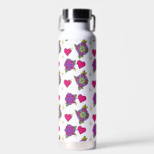 Bouteille d'eau à motif floral  (Avant)