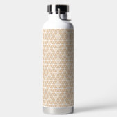 Bouteille d'eau à motif Triangles Beige (Droite)