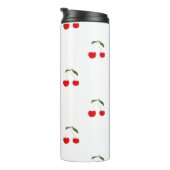 Bouteille d'eau à motifs de cerisier moderne rusti (Tourné sur la droite)
