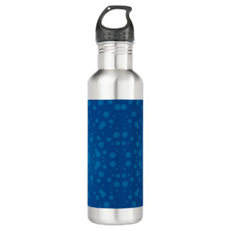Bouteille D'eau A silver stainless steel water bottle with a sleek