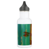 Bouteille D'eau A teal Eyed Dragonfly with cattails (Gauche)