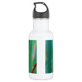 Bouteille D'eau A teal Eyed Dragonfly with cattails (Dos)