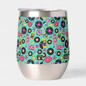 Bouteille d'eau à thème Pop Paruline isolée (Droite)