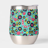 Bouteille d'eau à thème Pop Paruline isolée (Gauche)