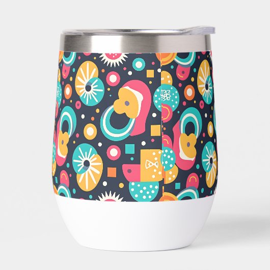 Bouteille d'eau à thème rétro Paruline isolée (Gauche)