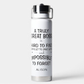 Bouteille D'eau A truly great boss personalized mug (Arrière)