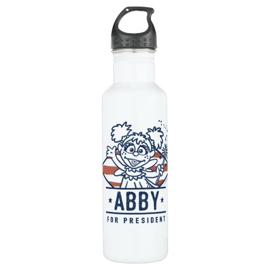 Bouteille D'eau Abby Pour Président (Devant)
