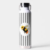 Bouteille D'eau Abeille aquarelle du pays (Avant)