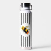 Bouteille D'eau Abeille aquarelle du pays (Arrière)