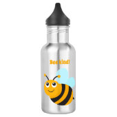Bouteille D'eau Abeille en acier inoxydable (Gauche)