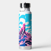 Bouteille D'eau Abstract Dream Wave – Vibrant Surreal Flow (Évier)
