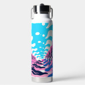 Bouteille D'eau Abstract Dream Wave – Vibrant Surreal Flow (Salle de sport)